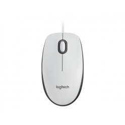 Logitech M100 Optical Mouse, White, DPI (Min/Max): 1000±, cable 1.8m, USB EMEA-914